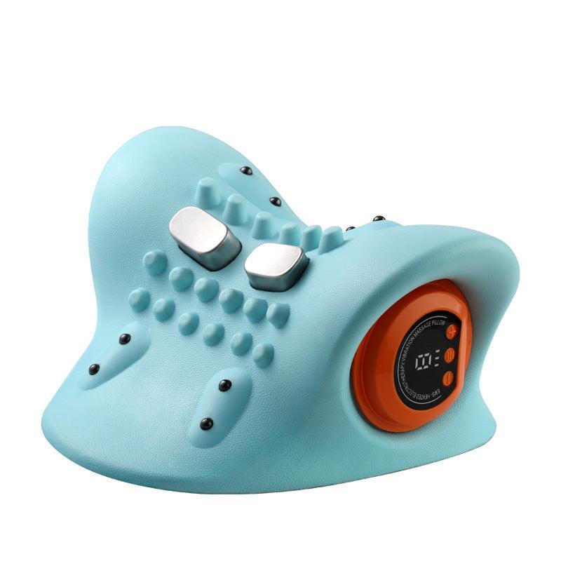 Cervical Spine Relief Traction Portable Neck Head Acupuncture Point Massage Pillow.