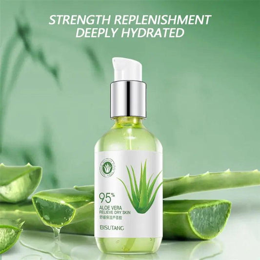 Aloe Vera Moisturizing Gel Perfectly Plain, Moisturizing And Smooth Skin Care Products.