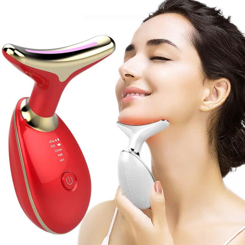 Electric Wrinkle Remover | EMS Thermal Neck Lifting And Tighten Massager.