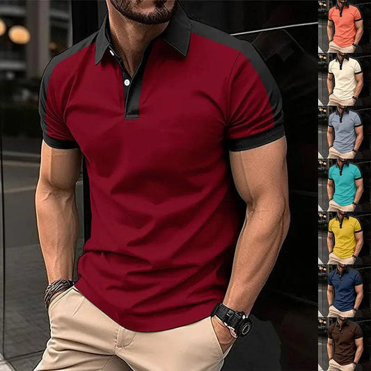 Polo T-shirts Summer Casual Men Short Sleeves.