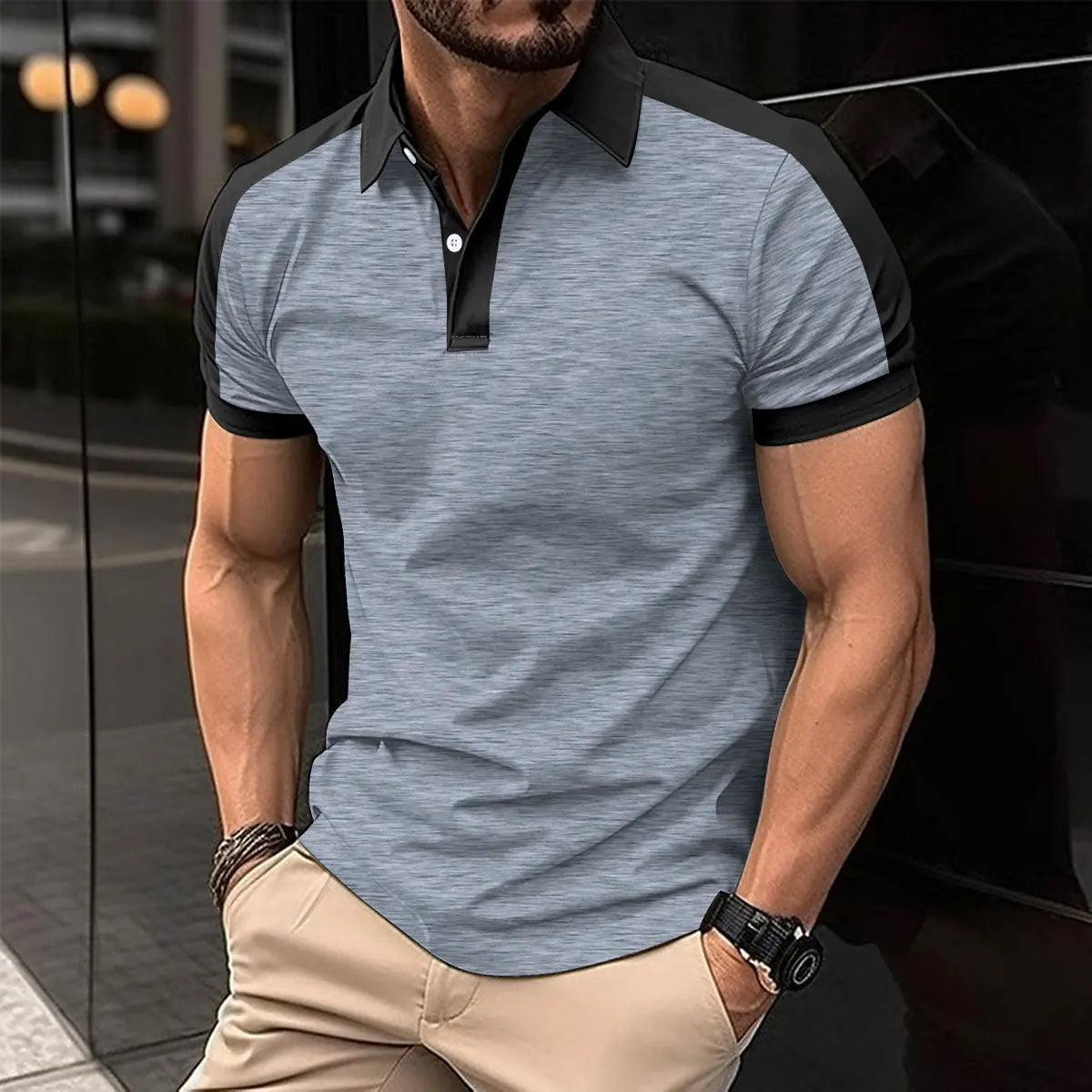 Polo T-shirts Summer Casual Men Short Sleeves.