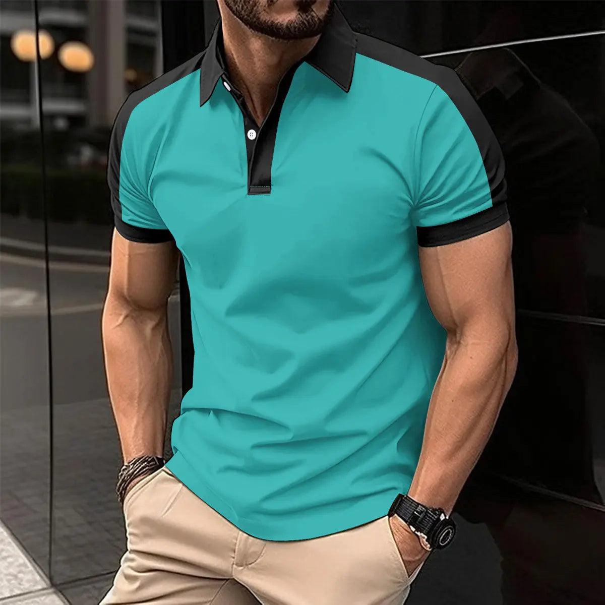 Polo T-shirts Summer Casual Men Short Sleeves.