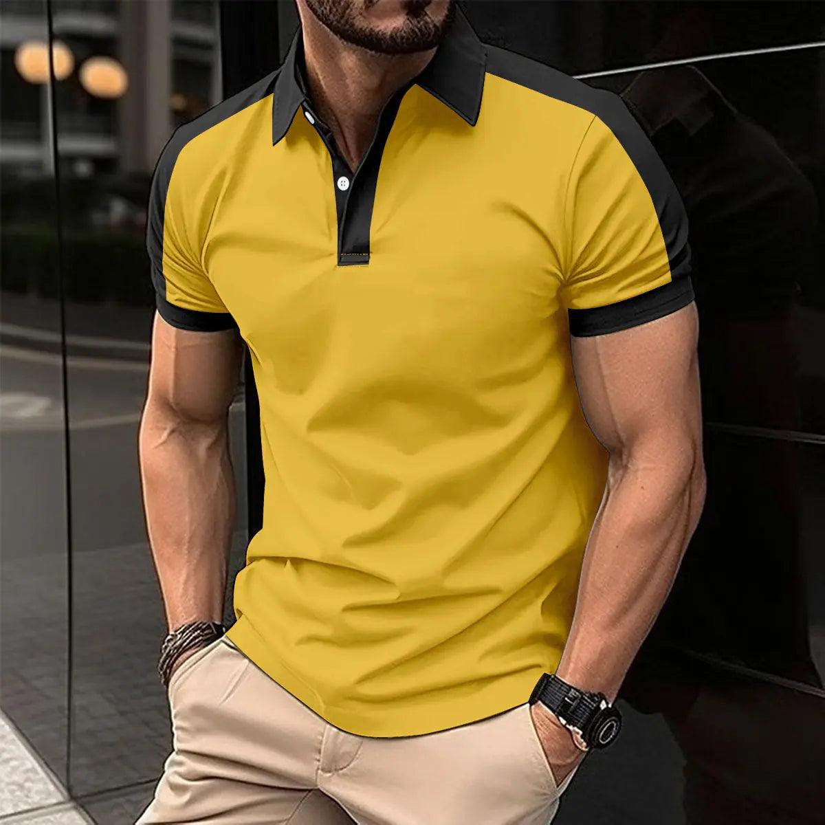 Polo T-shirts Summer Casual Men Short Sleeves.