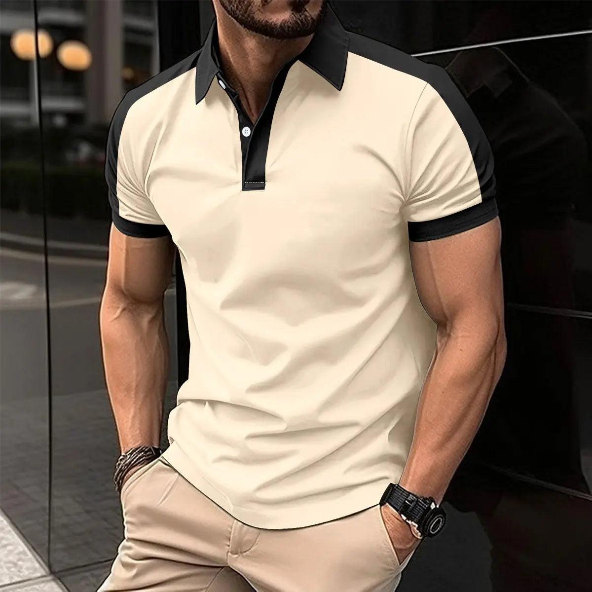 Polo T-shirts Summer Casual Men Short Sleeves.