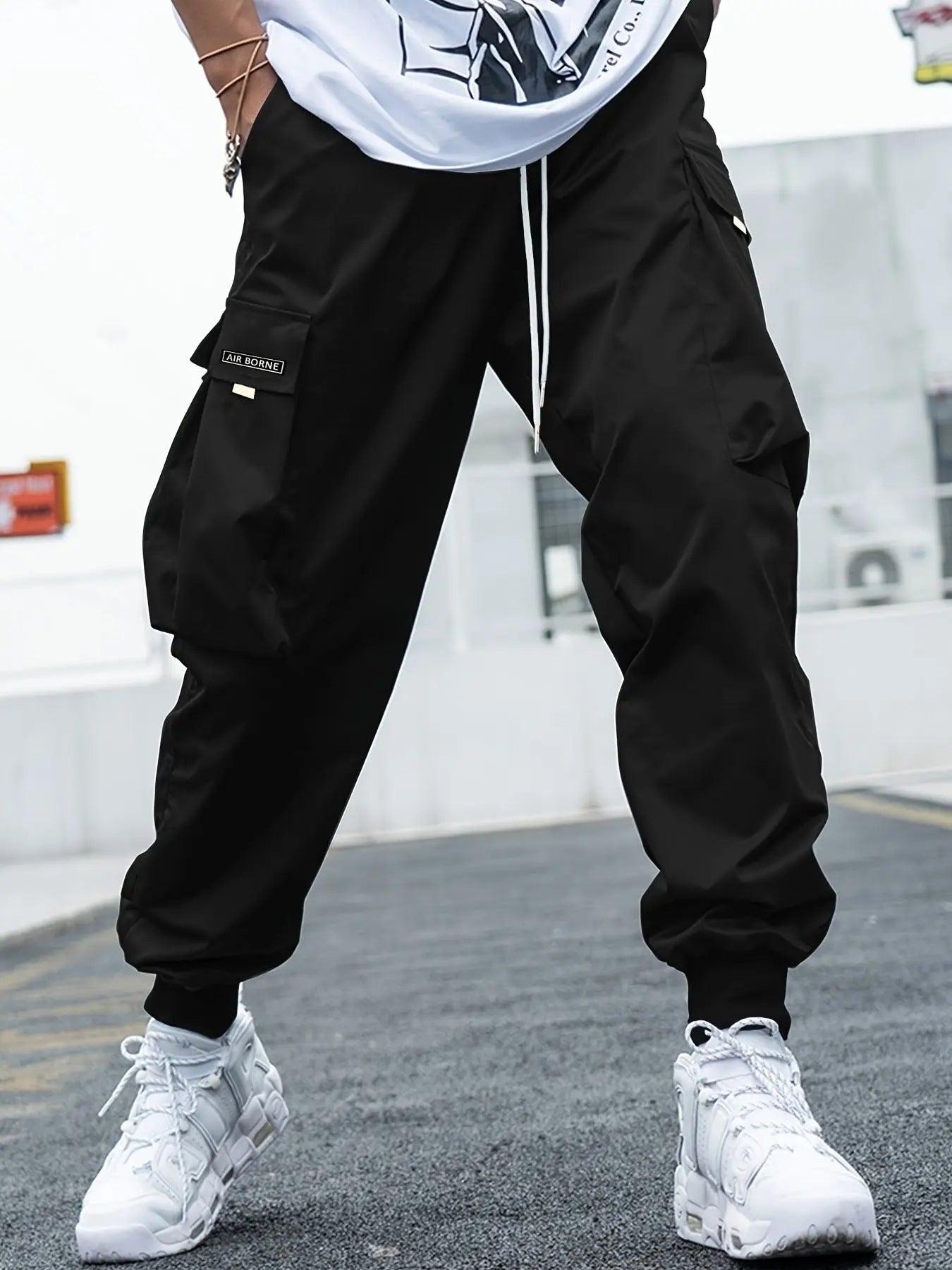 Oversized Cargo Multi-pocket Men Casual Pants.