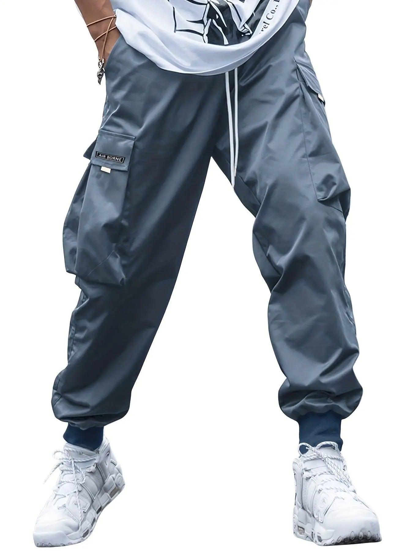 Oversized Cargo Multi-pocket Men Casual Pants.