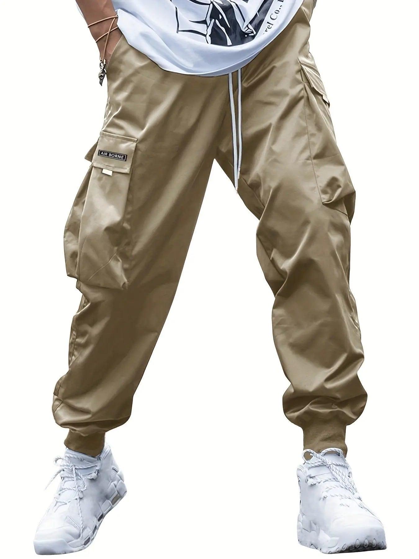 Oversized Cargo Multi-pocket Men Casual Pants.