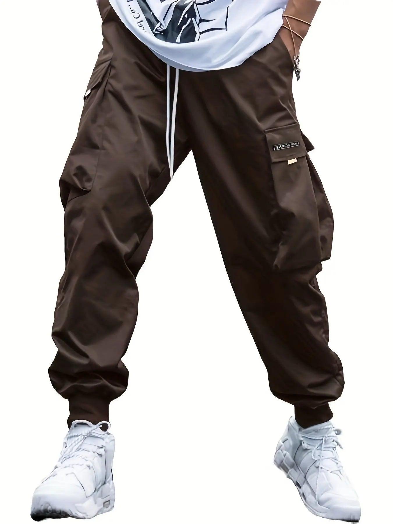 Oversized Cargo Multi-pocket Men Casual Pants.