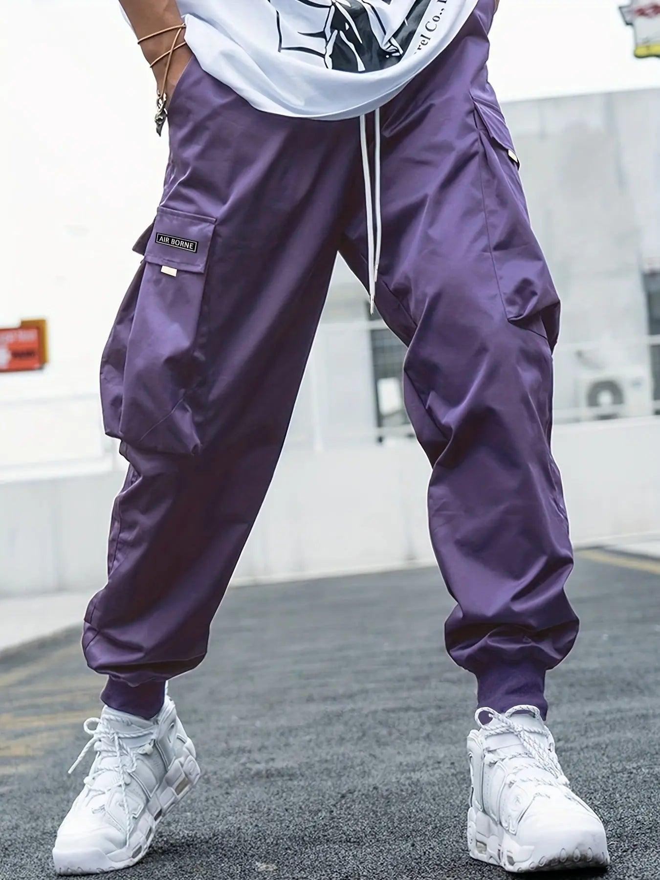 Oversized Cargo Multi-pocket Men Casual Pants.