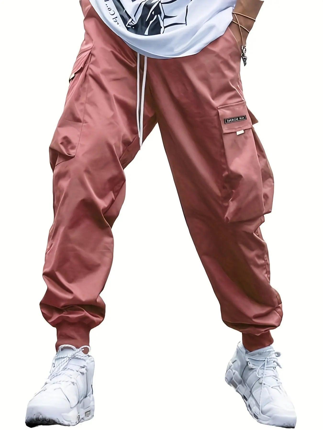 Oversized Cargo Multi-pocket Men Casual Pants.