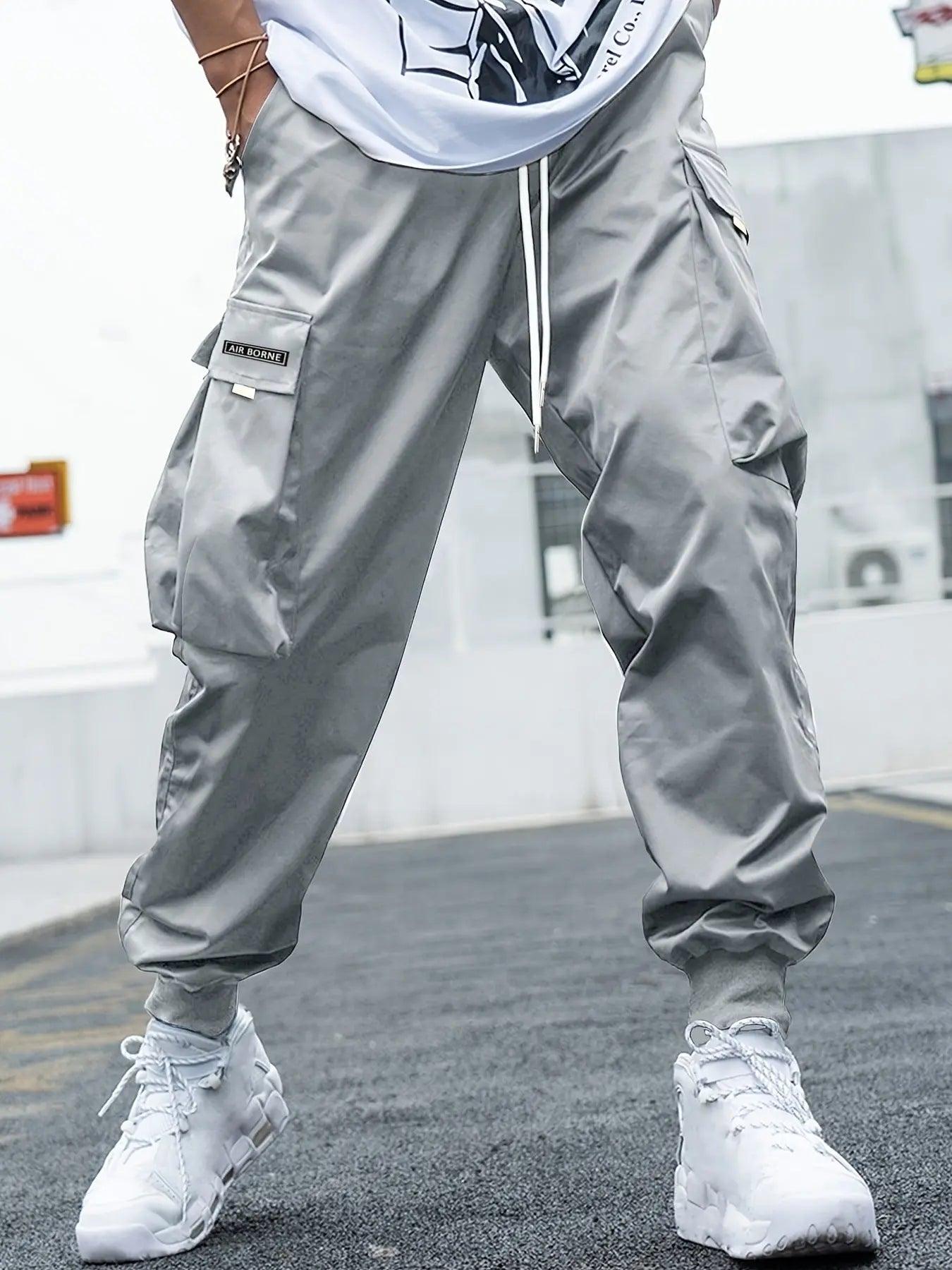 Oversized Cargo Multi-pocket Men Casual Pants.